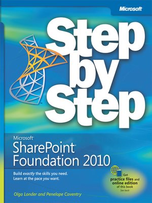 cover image of Microsoft SharePoint Foundation 2010 Step by Step